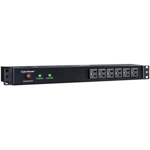 CyberPower RKBS15S6F12R Rackmount surge protector, 15-Amp, 3600 Joules, 18 NEMA 5-15R outlets
